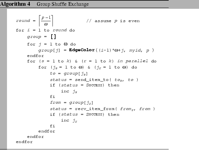 \begin{algorithm}
% latex2html id marker 4881\par\caption{{\small
\protect\( \...
...ebox*{!}{4in}{\includegraphics{figures/ata/alg-group.eps}}\par }
\end{algorithm}