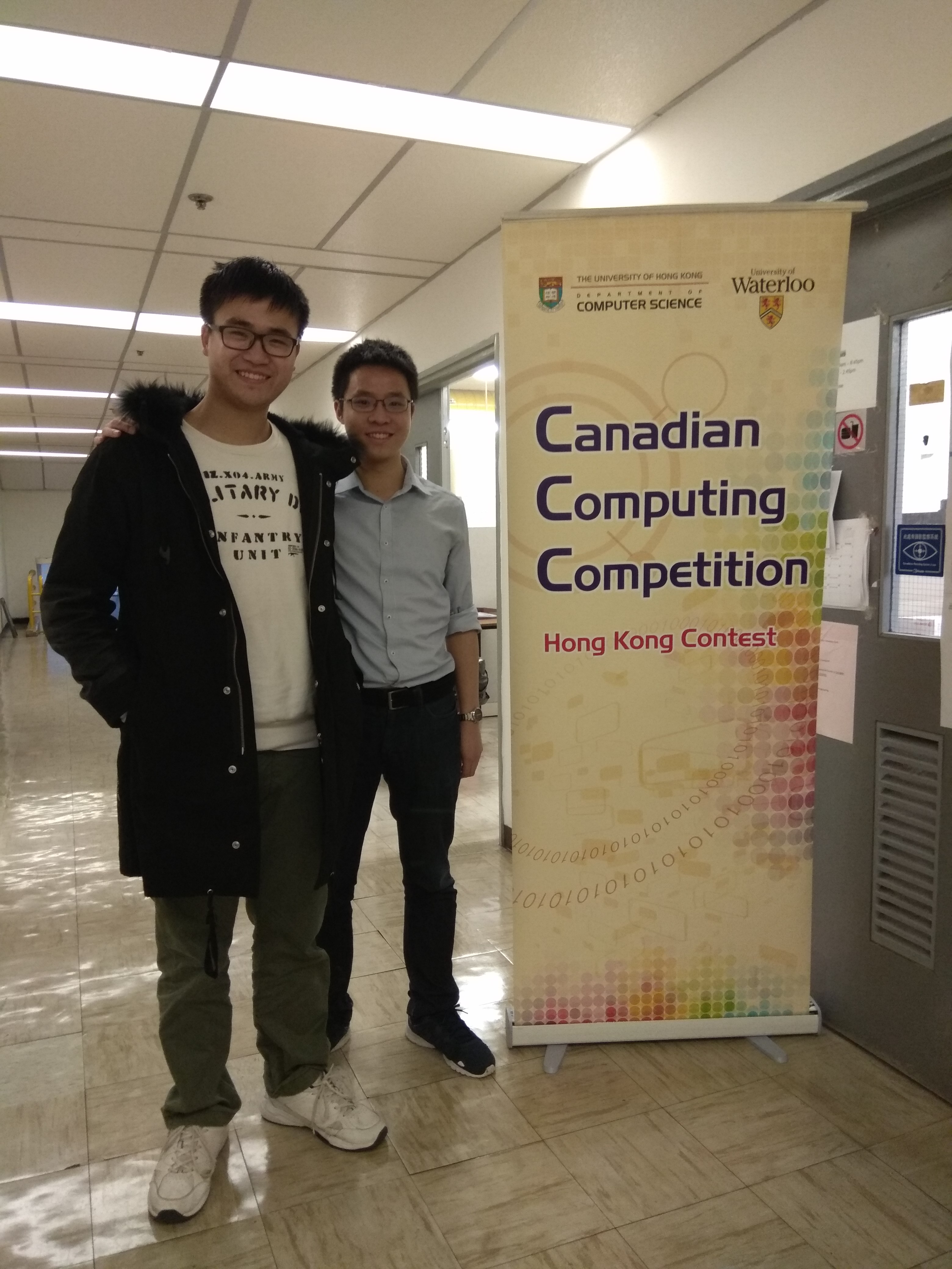 CCC 2018 Event Organizer John Li Tsz On and Henry Liu Kin Heng