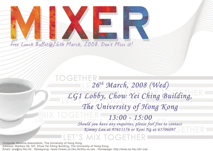 Mixer Poster